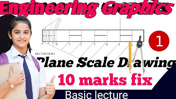 #Engineering Drawing Scale #Lecture 1#plane Scale# Poly. 1st semester Engineering drawing