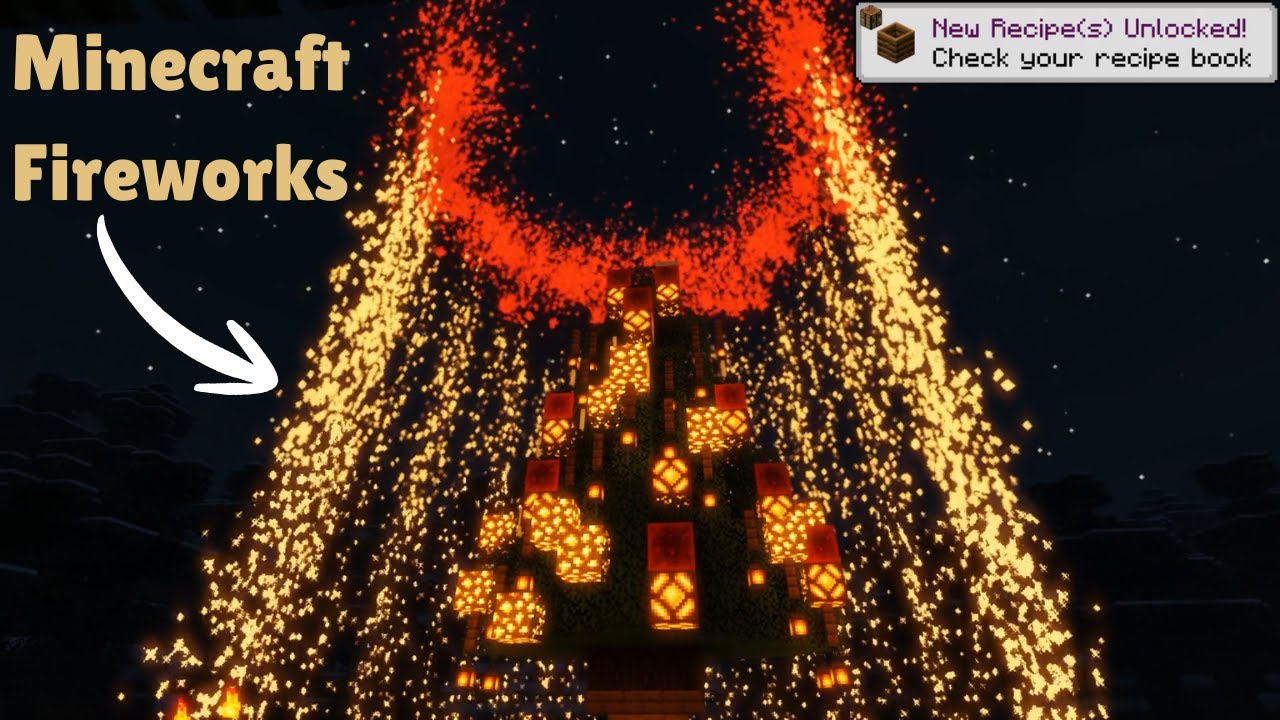 Fireworks Show In Minecraft | Last Video of 2025