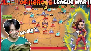 League War❗Level Beda? Hajar aja lah!! Clash of Heroes: Kingdoms War SLG Indonesia screenshot 4