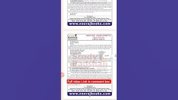 MHD 02 Solved Assignment 2022-23 | MHD 2 Solved Assignment 2022-23 | #techjethiya #ignou