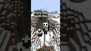 Minecraft, Every time you interact with this video.