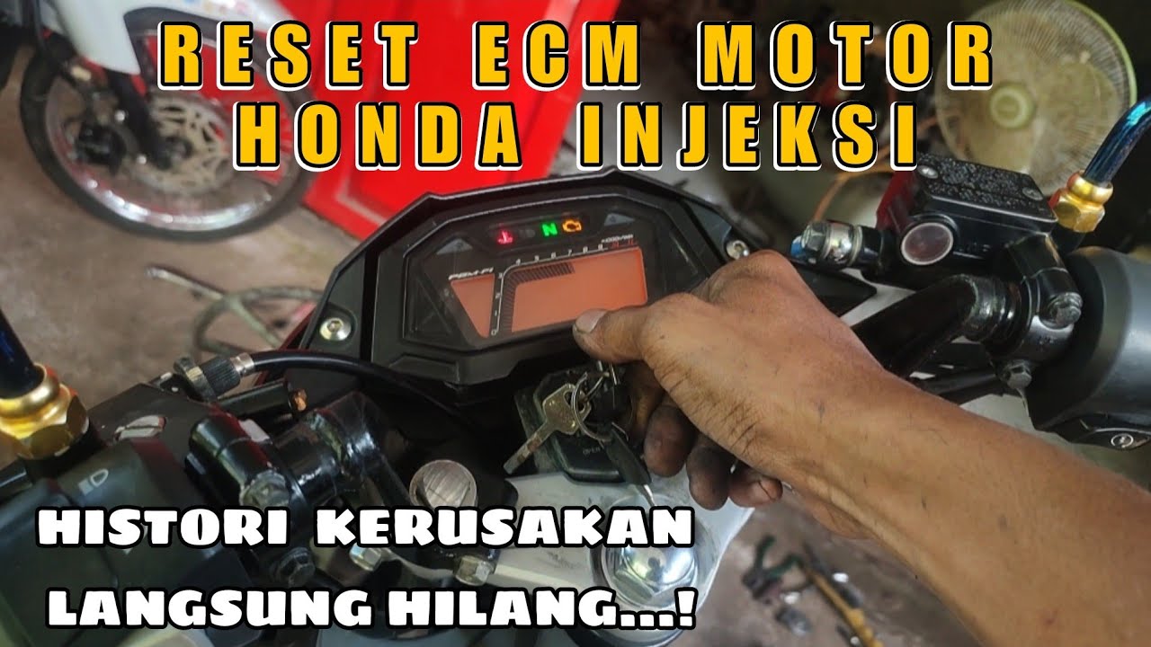 CARA RESET MANUAL HONDA SONIK GA PAKE LAMA‼️CARA RESET MANUAL MOTOR