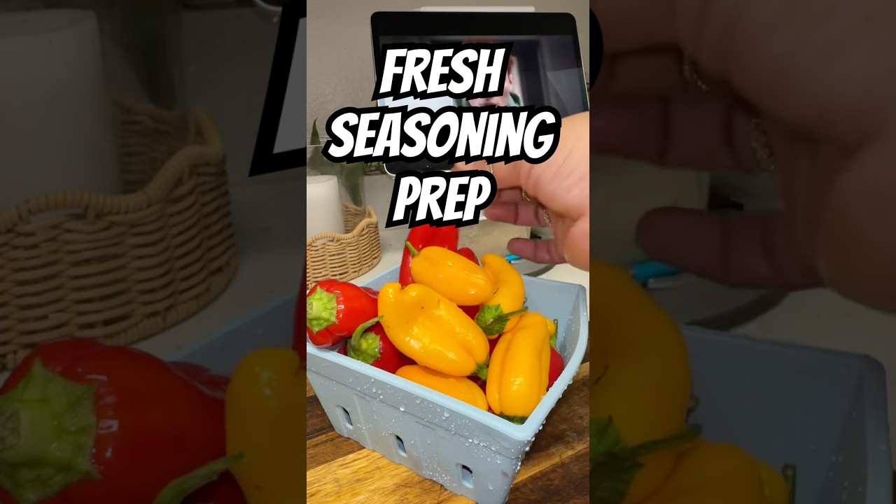 Fresh seasoning prep for the week💭 