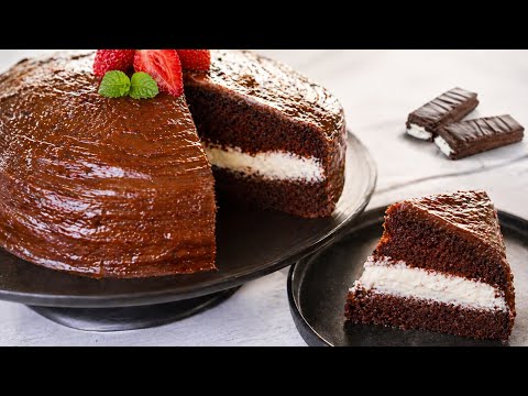 ЛЕГЕНДАРНЫЙ шоколадный ТОРТ с нежнейшей начинкой! Тот самый вкус Kinder Pingui