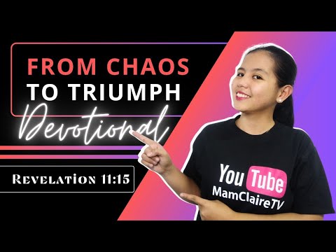 FROM CHAOS TO TRIUMPH – Daily Devotional - YouTube