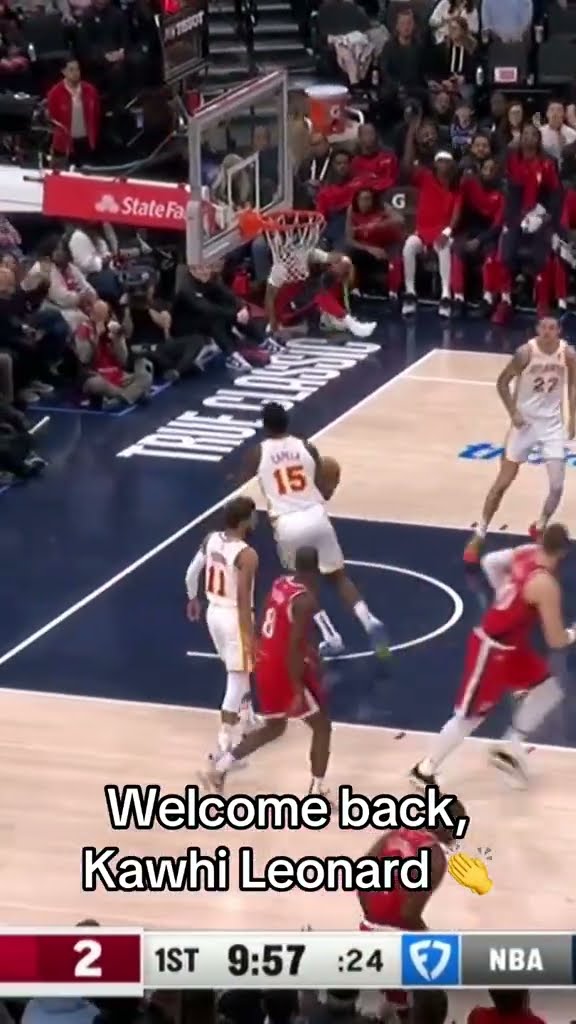 Welcome back, Kawhi Leonard ?