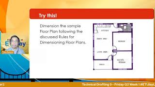 Technical Drafting 9  - Friday Q2 Week 1 #ETUlayLevelUp #Quarter2