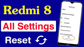 How to Reset Settings in Redmi 8 | Redmi 8 Settings Reset Kaise Kare