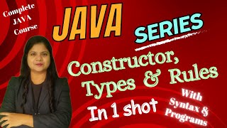Constructor, Types and Rules in 1 Shot| Java Complete Course| Lecture 32| Padho Engineering| YouTube