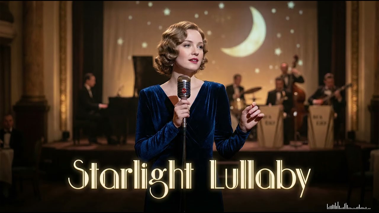 1940s Vintage Jazz Lullaby | "Starlight Lullaby" (Original Vocal Ballad)