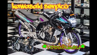 Kawasaki Serpico *เซอร์เงินแสน* รถทรงเบา ท่อแดงT4 คาบูหัวใจ น้ำมันออกเทน (ร้านMLอะไหล่แต่ง)