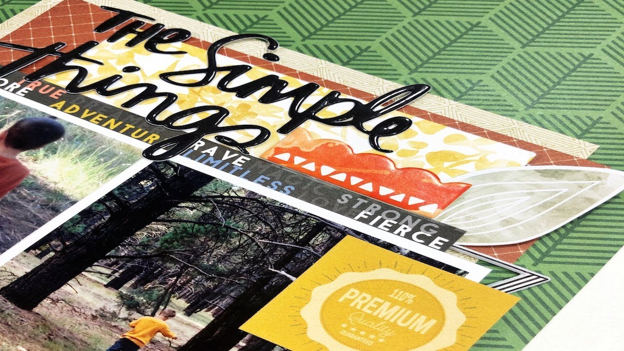 Scrapbook Process Video: The Simple Things camera iphone 8 plus apk