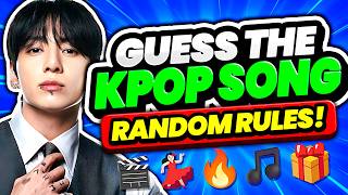 GUESS THE KPOP SONG: 30 Random Rules (Only 3 Seconds!) ⏱️
