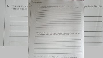 WASSCE 2022 Elective Mathematics paper 2