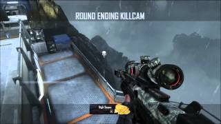 Insane Suicide on Uplink! - Black Ops 2 Vengeance DLC Trickshot (New Map Pack)
