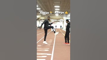 Running Tips A-Skip Drill Done Correctly