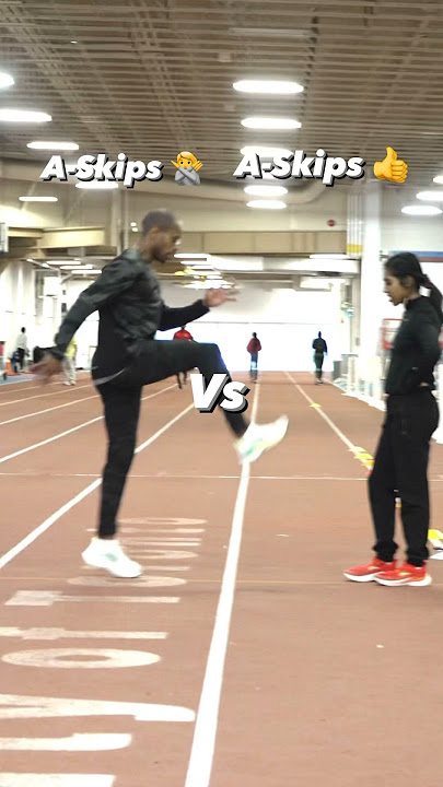 Running Tips A-Skip Drill Done Correctly