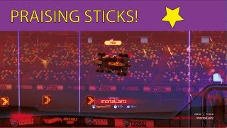 Rocket league Football Praising Sticks I Don't Need Boost