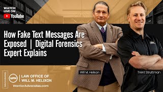 How Fake Text Messages Are Exposed | Digital Forensics Expert Explains