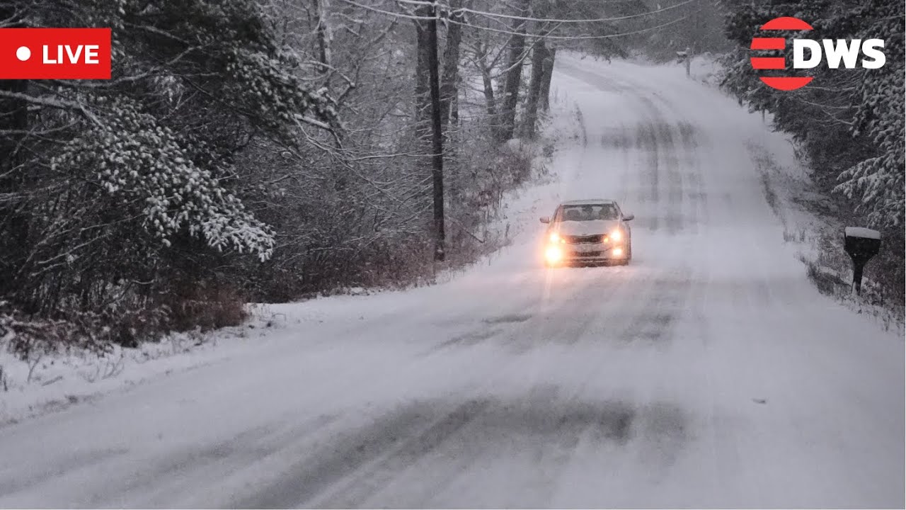 LIVE Snowstorm Hits Worcester – Winter Weather Updates Northeast 2025 | AL15