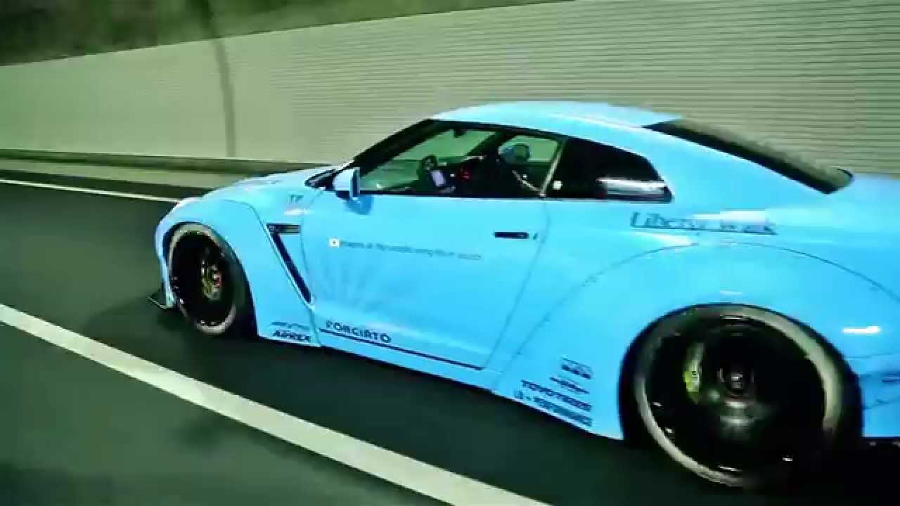 Nissan GTR w/ Armytrix Exhaust by Liberty Walk YouTube