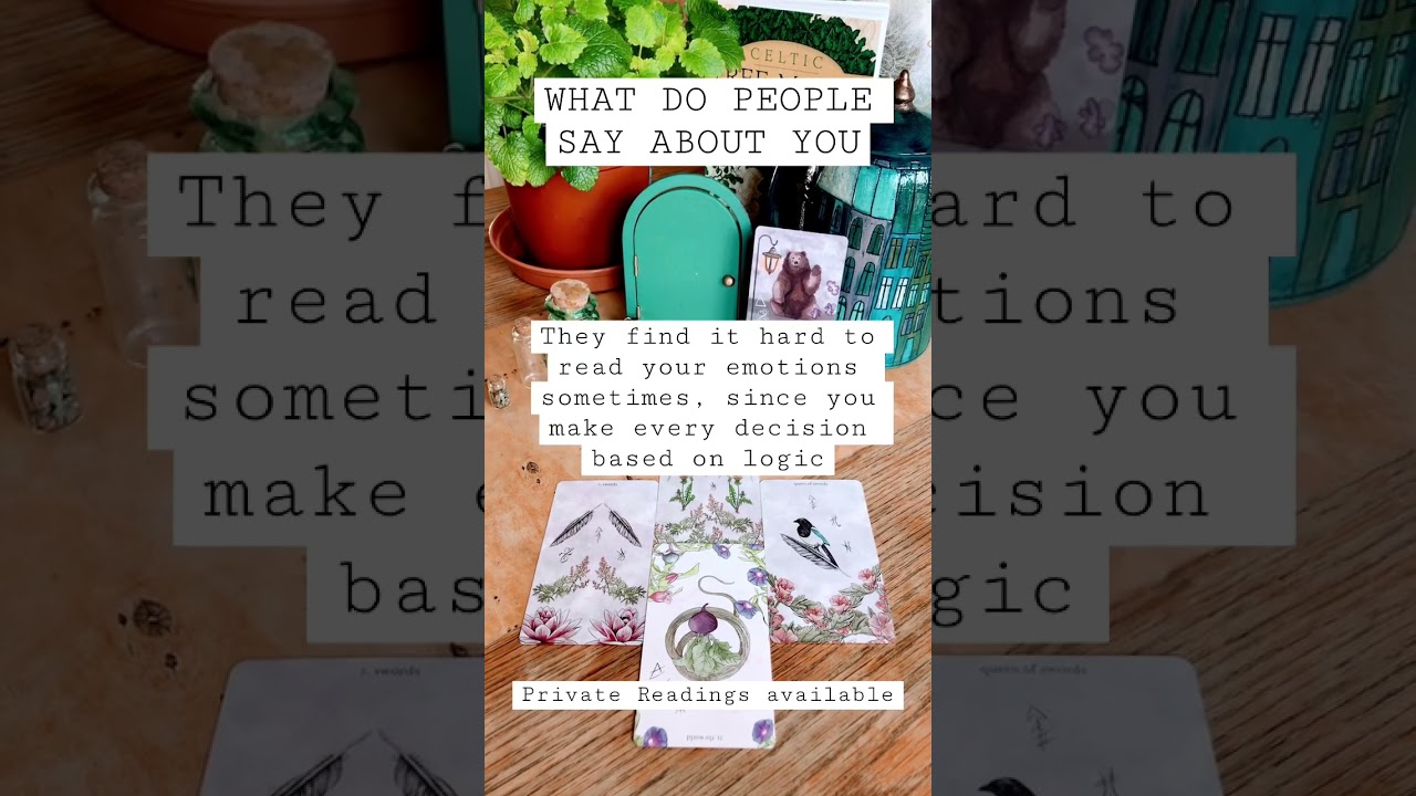 WHAT DO PEOPLE SAY ABOUT YOU 🤔 