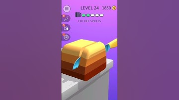 #viral #satisfying #satisfyingvideo #asmr #gameplay #games ASMR Slicing Max level gameplay