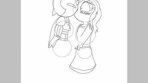 Kiss beyond love is good enough pat x Jen speed paint