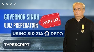 Governor Sindh typescript quiz preparation Part 3 || Ninja learners