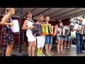 Festival d'accordéon de Lesterps -Aubade de rues 1ère partie