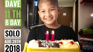 ( BIRTHDAY ) DAVE’S 11th B DAY 26th AUG 2018 AKA / DEFATH / RADEN FATHUR RAHMAN SALEH SAPTOHOEDOJO