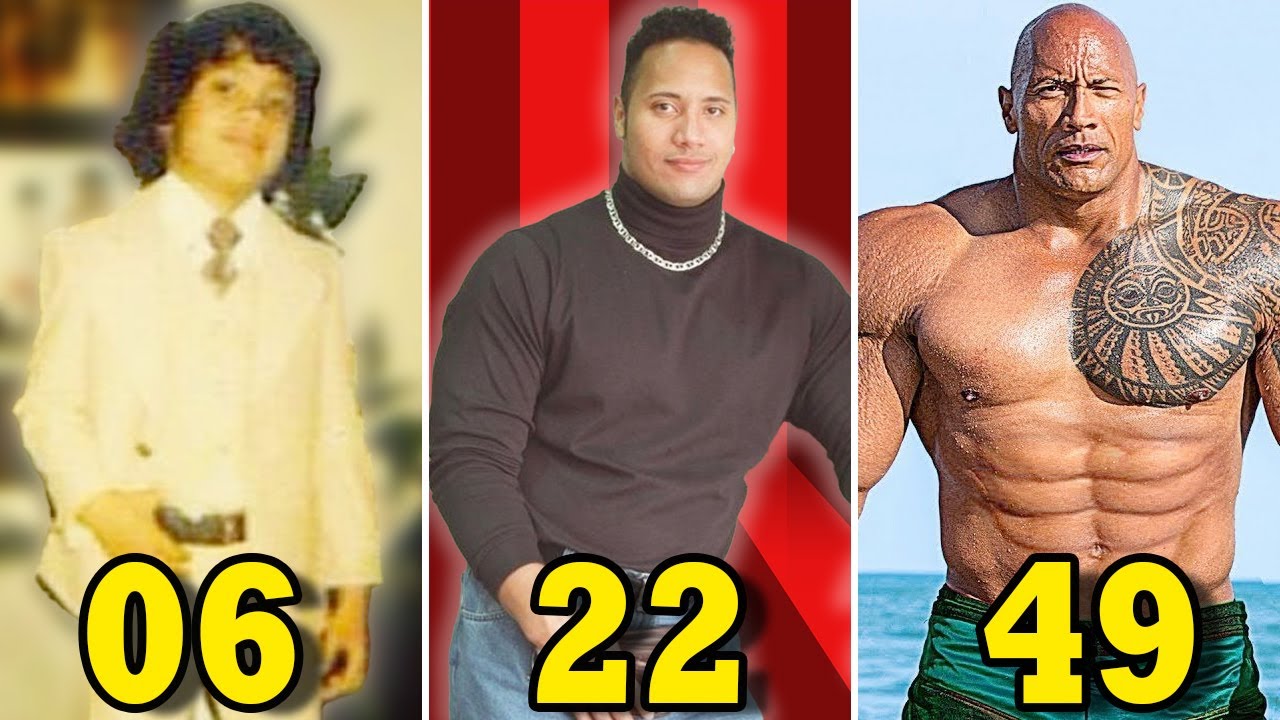 The Rock Transformation 2021 | From 1 To 49 Years Old - YouTube