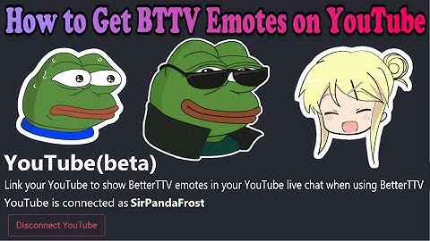 How to get BTTV Emotes on Youtube | BTTV for YouTube "NEW 2021"