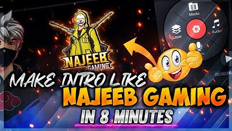 MAKE INTRO LIKE NAJEEB GAMING 😍❤ | RISHABH YT | #sastajugaadM82B