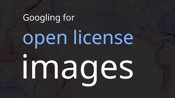 Searching on Google for openly licensed images