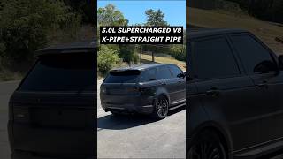 2017 Range Rover Sport 5.0L Supercharged V8 w/ X-Pipe & Straight Pipes!
