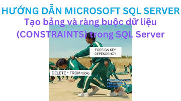 Tạo bảng và ràng buộc dữ liệu (CONSTRAINTS)  trong SQL Server