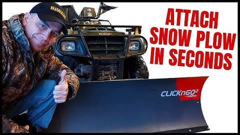 How To Install Your Click n Go 2 Snow Blade // Best ATV Plow Setup