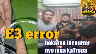 E3 error kolin Koppel Tips to fix