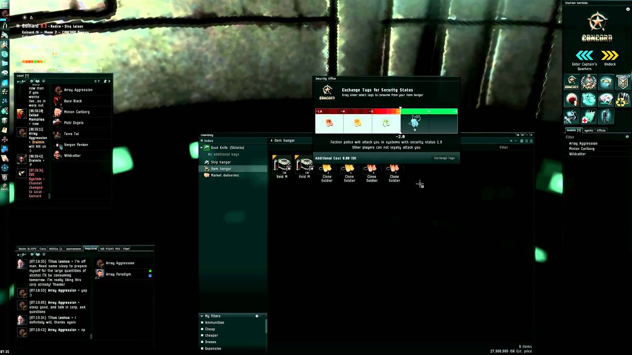 Fixing Security Status in Eve YouTube