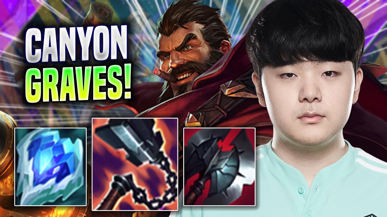 CANYON TRIES NEW GRAVES BUILD! - DK Canyon Plays Graves JUNGLE vs Wukong! | Season 2022