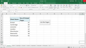 Excel VBA: Count Number of Print Pages on a Worksheet