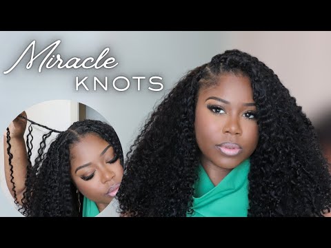😍👏🏾 45 Minute Miracle Knots Hack | Burmese Curly Hair | Install + Review | Krn