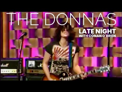 The Donnas : "Who Invited You" on Late Night with Conan O'Brien : March 3, 2003