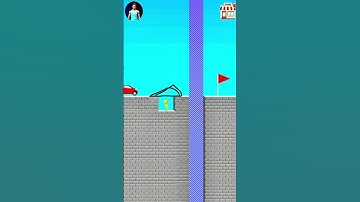 Draw Bridge Game 🚗😳 Level- 108 #shorts