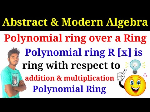 Abstract Algebra 14.5: Introduction to Polynomial Rings - YouTube
