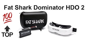 Only $464.99! Preview Fat Shark Dominator HDO 2 FPV Goggles! 1280x960 OLED panels!