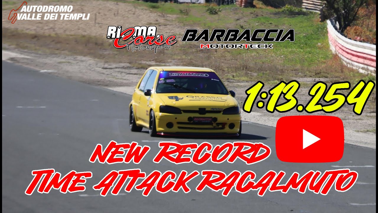 NEW RECORD Pro 1.6 Class Time Attack Racalmuto 2024  - 106 S16 RiMaCorse