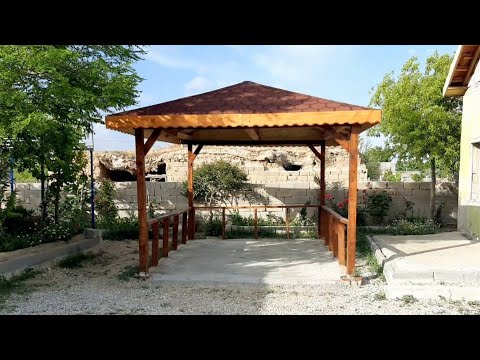 Video: Çardak için temel - kendin yap