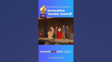 Moovila wins Innovative Vendor Award at GTIA Communities & Councils Forum 2025! 🏆